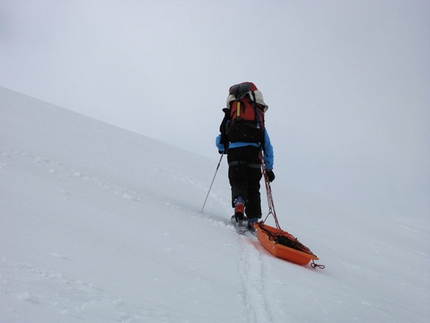 Cerro Mariano Moreno for Monego and Cominetti - On 14/11 Giulia Monego and Marcello Cominetti reached the summit of  Cerro Mariano Moreno 3456m (Hielo Continental Sur, Patagonia).