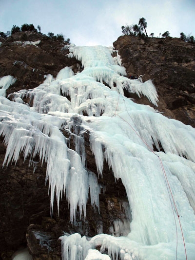 Kandersteg, l’ice festival, le cascate di ghiaccio, le gare - Marcello Sanguineti e l’ottava edizione dell’Ice Climbing Festival di Kandersteg (Alpi Bernesi).