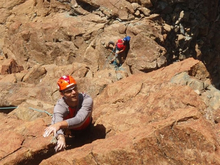 Via del 149°, new route on Monte Disgrazia, Central Alps