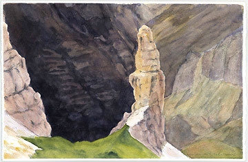 Riccarda de Eccher: la montagna, l'alpinismo e la pittura - Intervista a Riccarda de Eccher, alpinista e pittrice, che ha dedicato la sua ricerca artistica alle montagne, alla loro luce e alla loro anima.