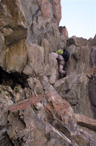 Monte Disgrazia - Via del 149°, new route on Monte Disgrazia, Central Alps