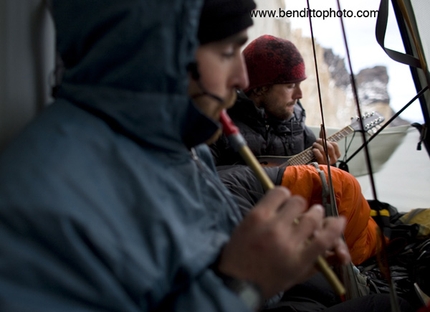 Paine South African Route, interview with Favresse, Villanueva and Ditto - Interview with Nicolas Favresse, Sean Villanueva and Ben Ditto after their first free ascent of the South African Route on the East Face of the Central Tower of Paine, Patagonia.