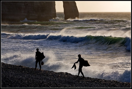 Viaggio in Normandia, Francia - Un viaggio fotografico in Normandia nell'agosto del 2008, alla ricerca dell'acqua, del mare e del vento del nord, a cura di Dario Bonetto.