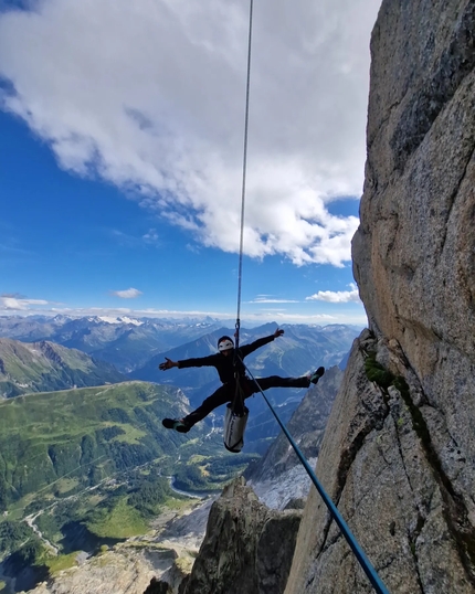 Tour de Jorasses, Giuseppe Vidoni, Richard Tiraboschi, Tommaso Vection, alpinismo - Elios & Super Elios alla Tour de Jorasses (Giuseppe Vidoni, Richard Tiraboschi, Tommaso Vection, 2023)