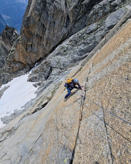 Tour de Jorasses, Giuseppe Vidoni, Richard Tiraboschi, Tommaso Vection, alpinismo - Elios & Super Elios alla Tour de Jorasses (Giuseppe Vidoni, Richard Tiraboschi, Tommaso Vection, 2023)