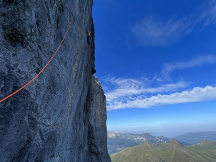 Renaissance, grande nuova via sulla nord dell'Eiger di Silvan Schüpbach e Peter von Känel