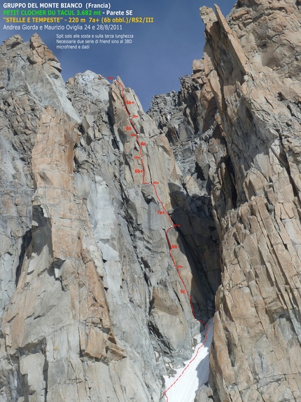 Stelle e Tempeste - Petit Clocher du Tacul (Monte Bianco) - 