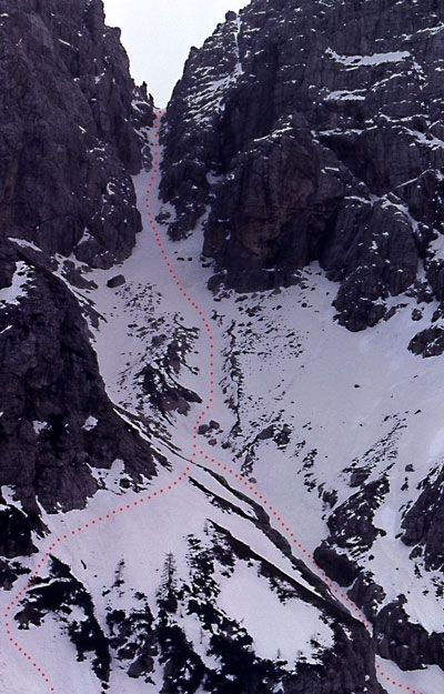 Forcella Mosè dalla Spragna