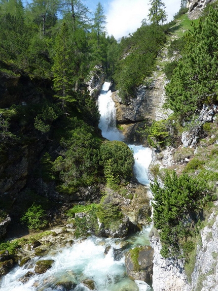 Dolomiti - Sentiero dei canyons e cascate, Fanis, Dolomiti
