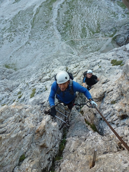 Via Ferrata delle Mèsules Piz Selva - Via Ferrata delle Mèsules: © Enrico Maioni