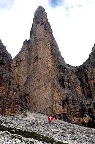 Spigolo Giallo Cima Piccola di Lavaredo - Spigolo Giallo: Cima Piccola, Dolomiti