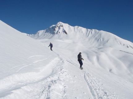 Fuoripista Cima Le Sorti - Fuoripista Cima Le Sorti: Girando intorno al versante sud-est di Cima Le Sorti