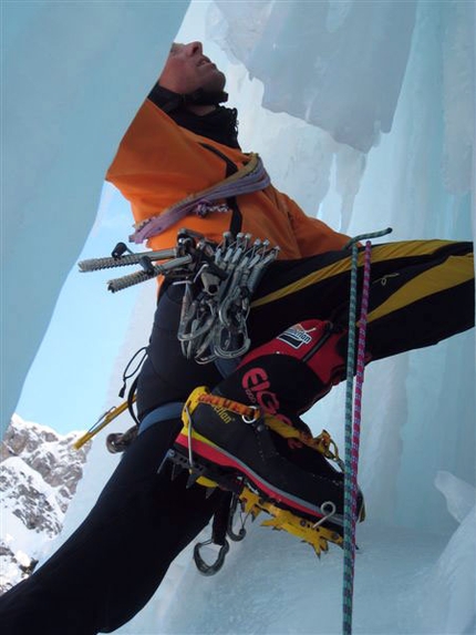 Super Stridente Cima delle Cengie - Super Stridente: Luca Vuerich su Super Stridente (arch. L. Vuerich)