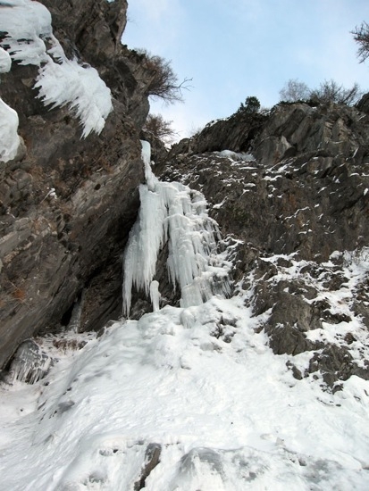 Hot spring Mont de Noua - Hot spring: Quinto tiro, per uscire sul boschetto sommitale (arch. M. Giglio)