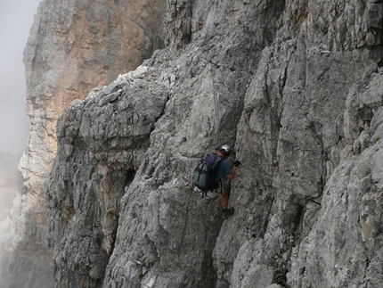 Via Ferrata Giuseppe Olivieri Punta Anna - Via Ferrata Giuseppe Olivieri: Photo Tony Scott