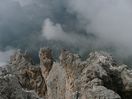 Via Ferrata Giuseppe Olivieri Punta Anna - Via Ferrata Giuseppe Olivieri: Photo Tony Scott