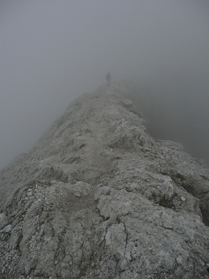 Via Ferrata Giuseppe Olivieri Punta Anna - Via Ferrata Giuseppe Olivieri: Photo Tony Scott