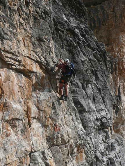 Via Ferrata Cesare Piazzetta Piz Boè - Via Ferrata Cesare Piazzetta: Foto Tony Scott