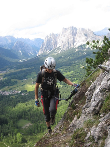 Via ferrata Sci Club 18 Monte Faloria - Via ferrata Sci Club 18