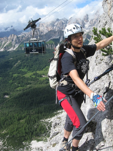 Via ferrata Sci Club 18 Monte Faloria - Via ferrata Sci Club 18