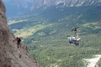 Via ferrata Sci Club 18 Monte Faloria - Via ferrata Sci Club 18