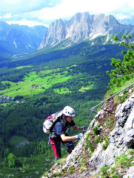 Via ferrata Sci Club 18 Monte Faloria - Via ferrata Sci Club 18