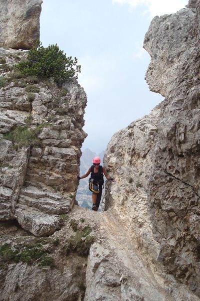 Via ferrata Sci Club 18 Monte Faloria - Via ferrata Sci Club 18