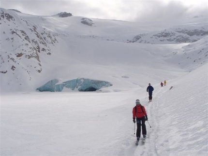 Tour scialpinistico Pisgana - Tour scialpinistico Pisgana: Lago della Vedretta del Pisgana