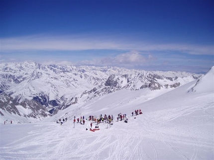 Tour scialpinistico Pisgana - Tour scialpinistico Pisgana: Vedretta del Pisgana dal Passo Venezia