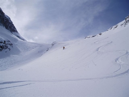 Tour scialpinistico Pisganino - Tour scialpinistico Pisganino: Grandi curve sul Pisganino