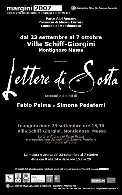 Lettere di sosta in mostra a Montignoso