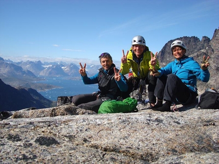 Greenland - Andres Lietha, Michi Wyser, Caroline Morel on Dos Canones, Quvnerit Island, Greenland