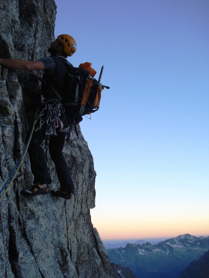 Cassin Route - Walker Spur Grandes Jorasses - Cassin Route - Walker Spur: Photo Enrico Bonino