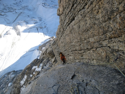 Cassin Route - Walker Spur Grandes Jorasses - Cassin Route - Walker Spur: Photo Enrico Bonino