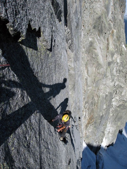 Nostradamus Aiguille des Pélerins - Nostradamus: Quinto tiro (foto Giglio)