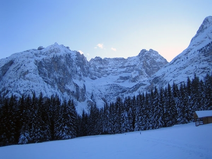 Trastulliollà Val d’Ansiei - Trastulliollà: Imbocco val Sorapiss (arch. F. Lamo)