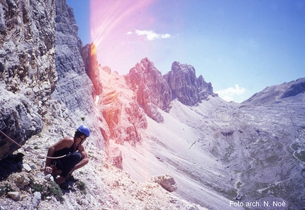 Skotonata galatika Cima Scotoni - Skotonata galatika: Pino Gidaro climbing Skotonata galatika