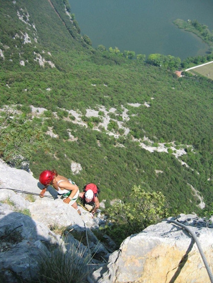 Via ferrata Rino Pisetta Piccolo Dain - Via ferrata Rino Pisetta