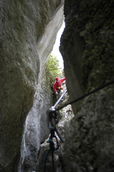 Via ferrata Rio Sallagoni al Castello di Drena - Via ferrata Rio Sallagoni al Castello di Drena