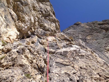 Via Ultimo Zar - Pale di San Lucano - Prima solitaria della via Ultimo Zar alla Prima Pala di San Lucano (Dolomiti)