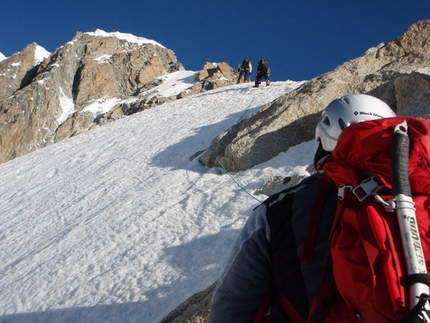 Cresta Kuffner Mont Maudit - Cresta Kuffner: Mont Maudit, Monte Bianco