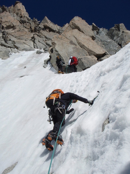 Cresta Kuffner Mont Maudit - Cresta Kuffner: Mont Maudit, Monte Bianco