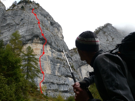 Shakti Monte Coppolo - Shakti: Shakti 8b+/8c, Picco delle Aquile, M.te Coppolo, Valnuvola (ph Giampaolo Corona)