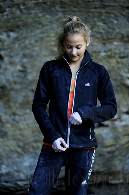 Sasha DiGiulian - Sasha DiGiulian a Red River Gorge