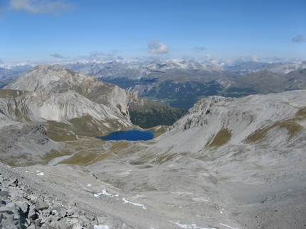 Traversata Piz Umbrail - Punta di Rims  Piz Umbrail - Traversata Piz Umbrail - Punta di Rims : Il lago di Rims in Svizzera