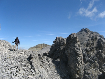 Traversata Piz Umbrail - Punta di Rims  Piz Umbrail - Traversata Piz Umbrail - Punta di Rims : Lungo la traversata Umbrail - Punta Rims