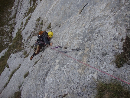 Violazione di Domicilio Il Tempio, Monte Sirente - Violazione di Domicilio: Stefano ci raggiunge alla sosta