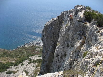 Spigolo Bonatti Capo d'Uomo Argentario - Spigolo Bonatti: Sesto tiro