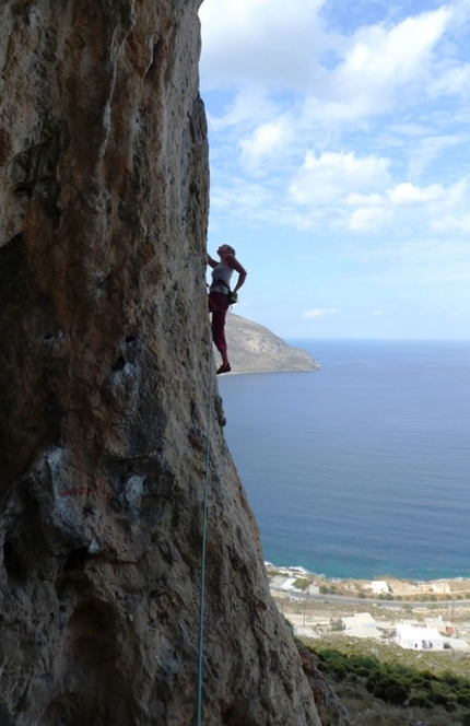 Kalymnos - Sirene 7c at Odyssey, Kalymnos