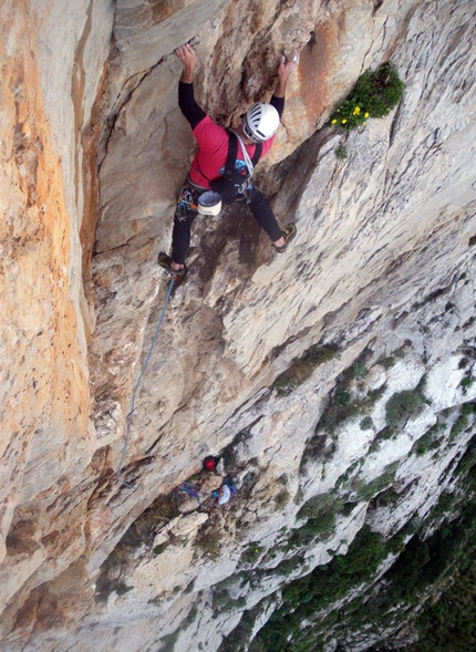 Stella di Periferia - Monte Gallo - Massimo Flaccavento sul quinto tiro durante la prima libera di Stella di Periferia - Punta Baloo, Monte Gallo, Palermo